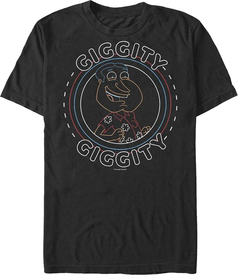 New!! Giggity Glenn Quagmire Family Guy Series - Adult & Kids T-Shirts, Sweatshirts & Hoodies apparel design preview 1