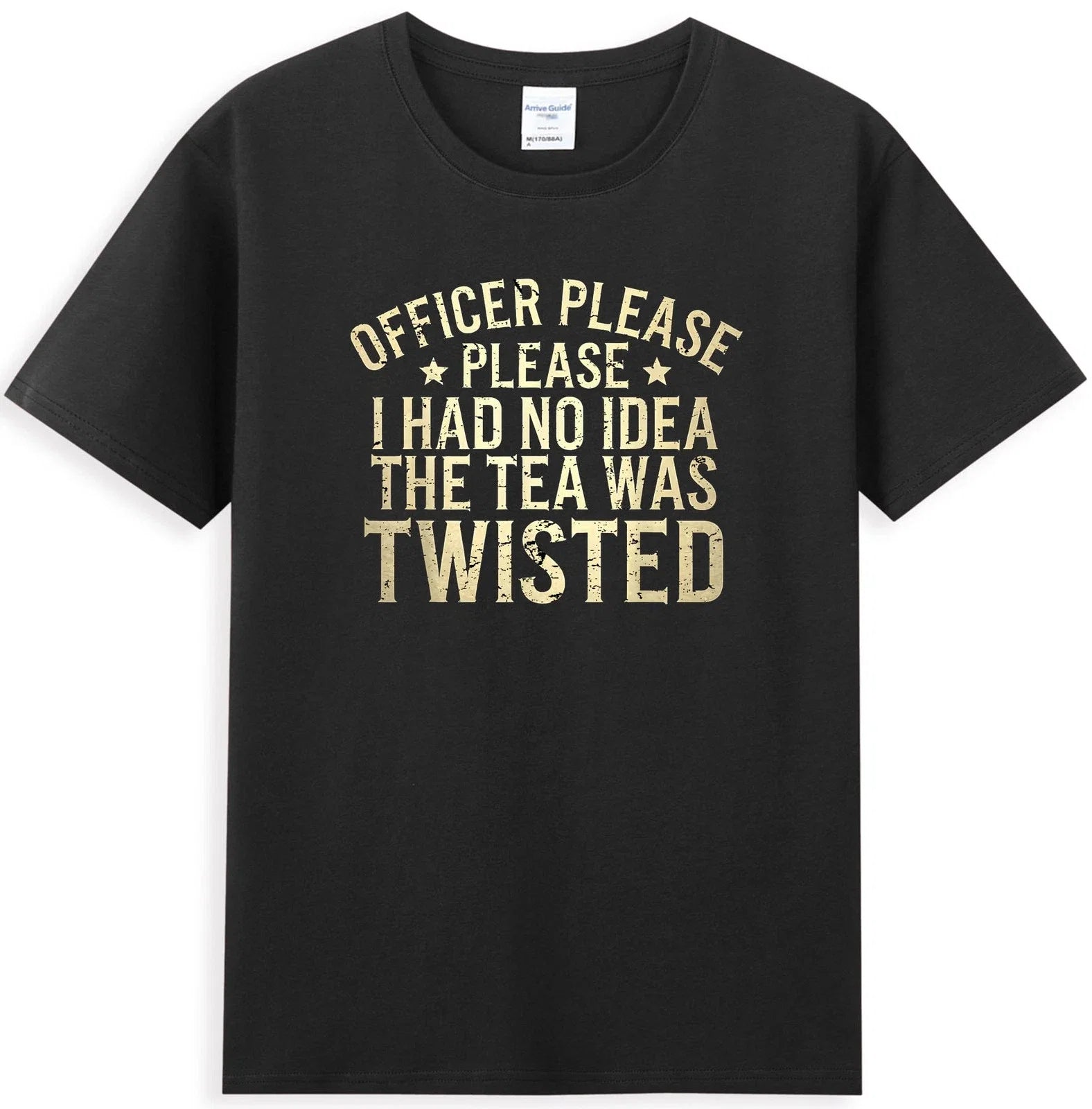 Officer Please I Had No Idea The Tea Was Twisted - Adult & Kids T-Shirts, Sweatshirts & Hoodies apparel design preview 1