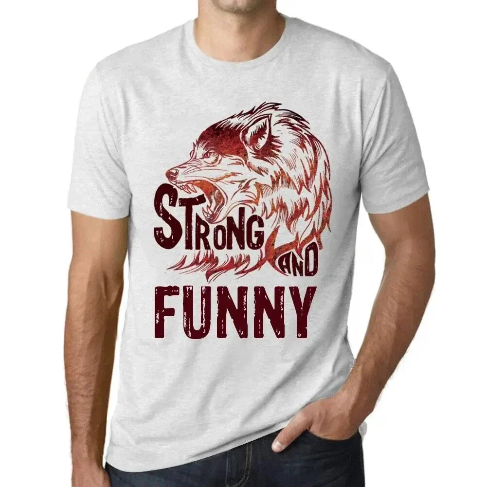 Men's Graphic Strong Wolf And Funny Eco-Friendly - Adult & Kids T-Shirts, Sweatshirts & Hoodies apparel design preview 1