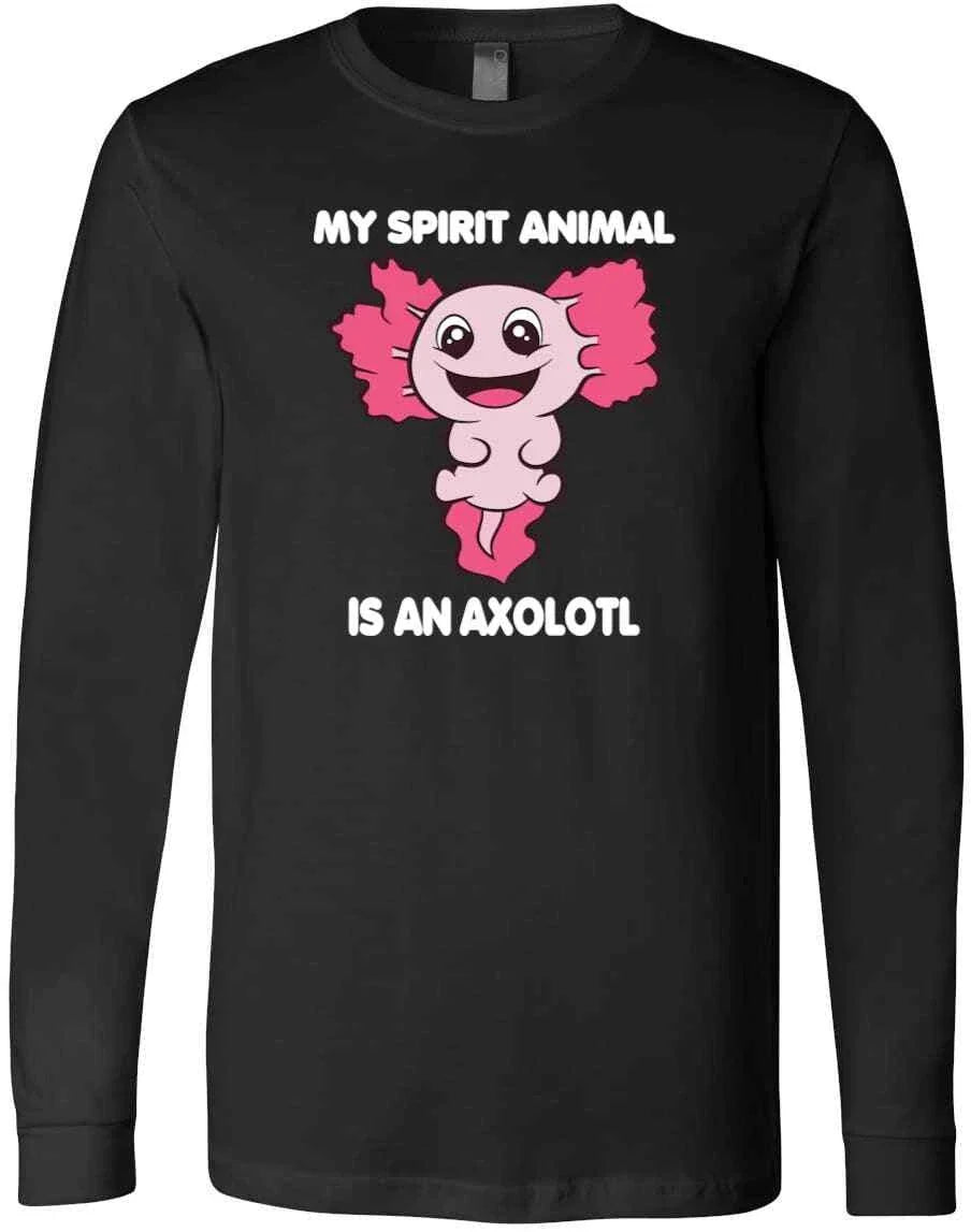My Spirit Animal Is An Axolotl Cute Sea Kawaii - Adult & Kids T-Shirts, Sweatshirts & Hoodies apparel design preview 1