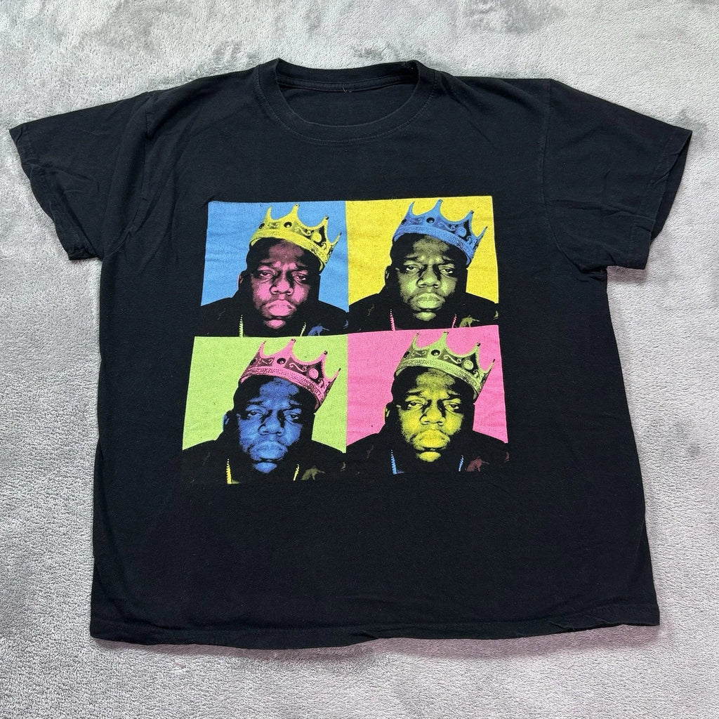 The Notorious B.I.G. Graphic Pop Art Faces Quadtych - Adult & Kids T-Shirts, Sweatshirts & Hoodies apparel design preview 1