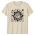 Celestial Sun Face Boho Magic, Mystic Art - Adult & Kids T-Shirts, Sweatshirts & Hoodies apparel design preview 1