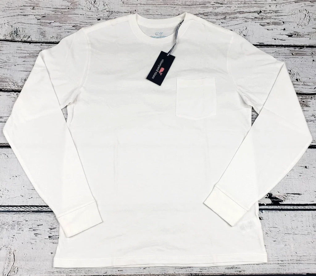 Vineyard Vines Men's Pocket White Size Large (L) NEW - Adult & Kids T-Shirts, Sweatshirts & Hoodies apparel design preview 1
