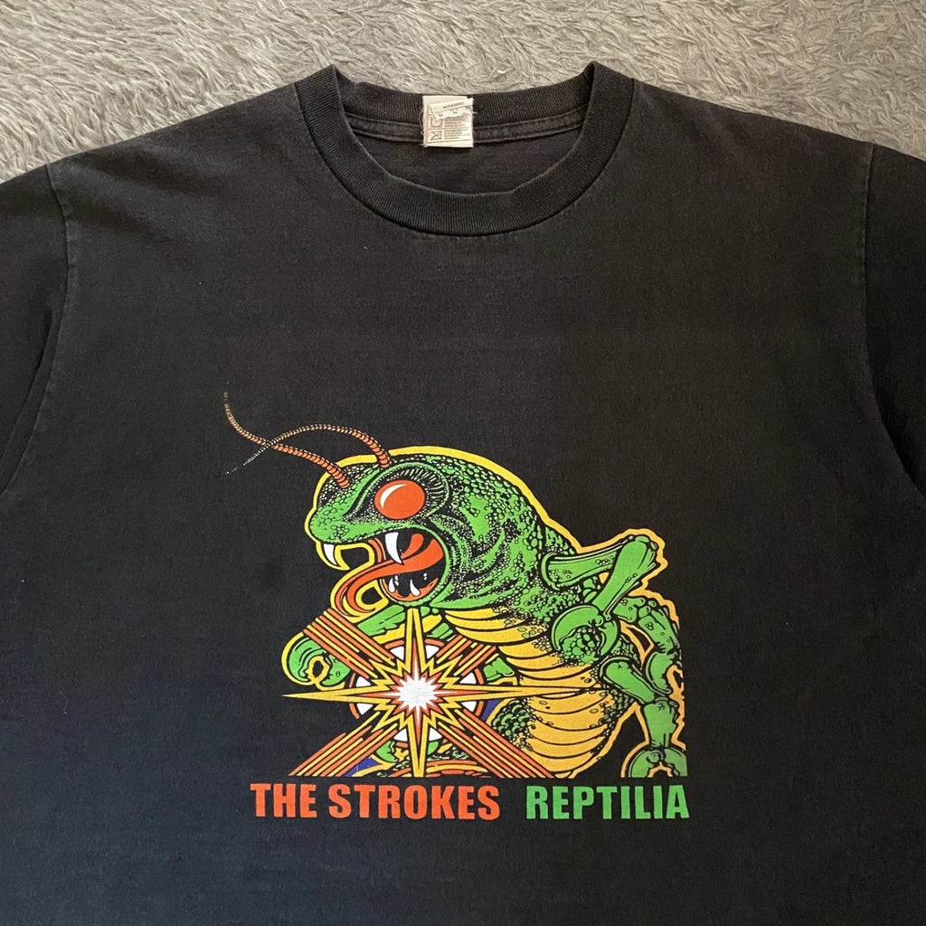 The Strokes Reptilia Room On Fire Album Rare Finds - Adult & Kids T-Shirts, Sweatshirts & Hoodies apparel design preview 1