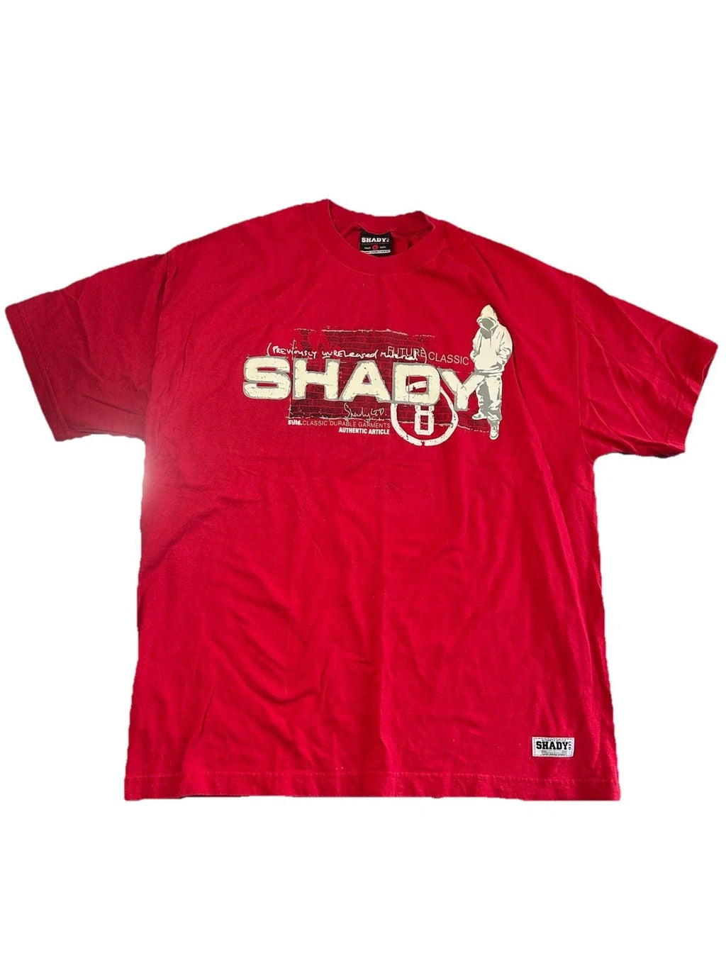 Vtg Y2K Shady LTD Eminem Embossed Size Large - Adult & Kids T-Shirts, Sweatshirts & Hoodies apparel design preview 1