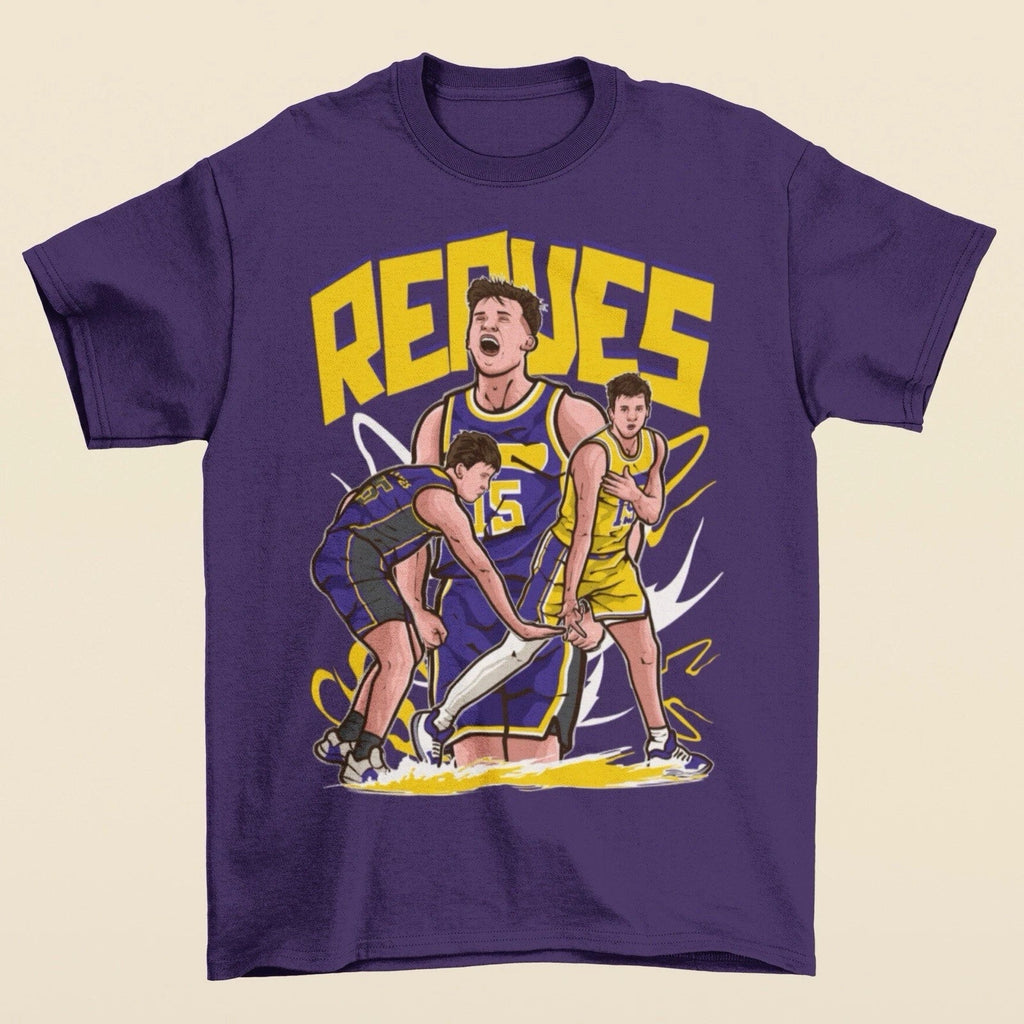 Austin Reaves Cartoon Style Los Angeles Basketball - Adult & Kids T-Shirts, Sweatshirts & Hoodies apparel design preview 1
