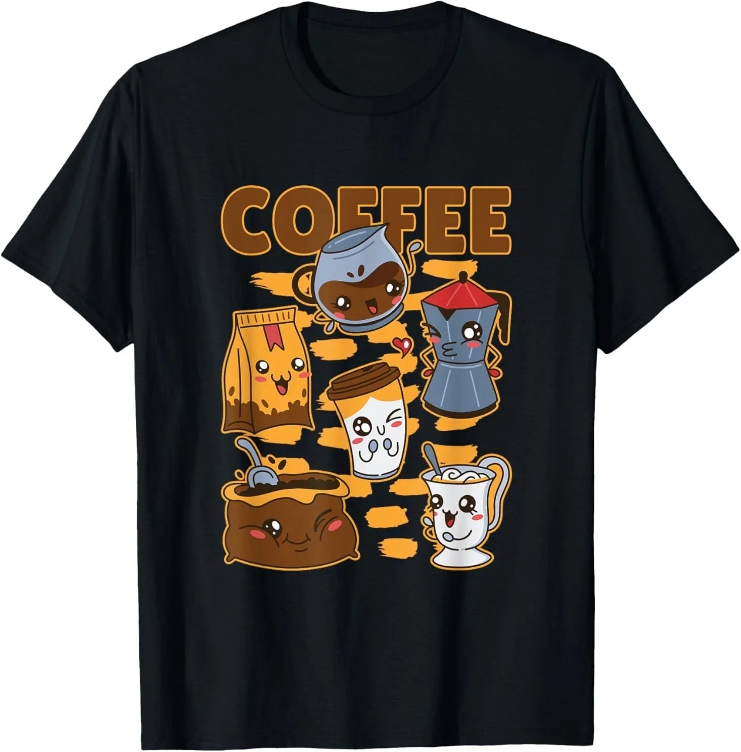 Vaporwave Japan Kawaii Coffee Otaku Japanese Anime - Adult & Kids T-Shirts, Sweatshirts & Hoodies apparel design preview 1