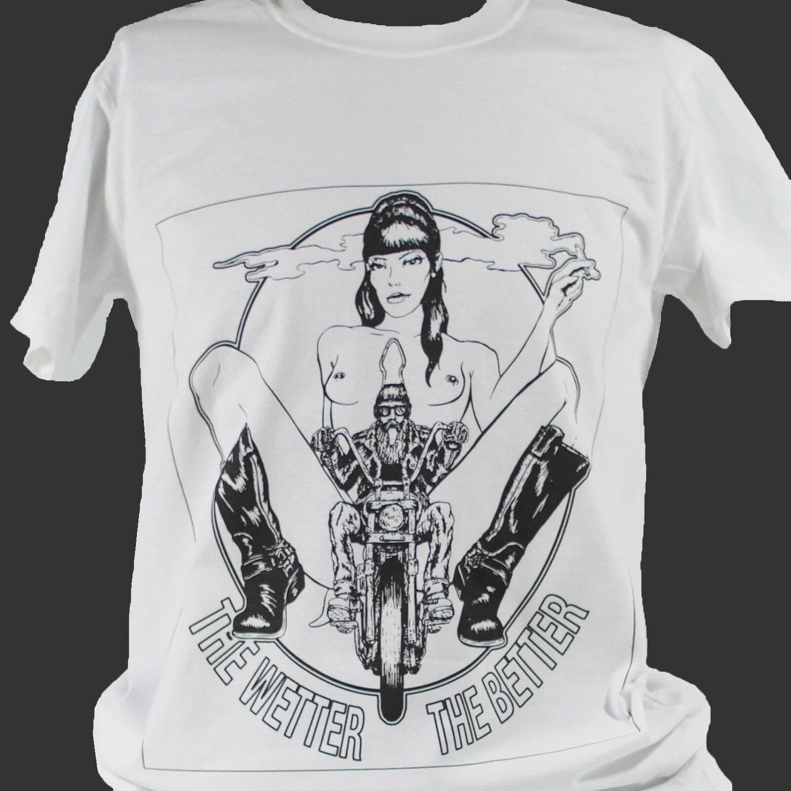 BIKER FESTIVAL FUN RUDE METAL ROCK unisex S-3XL - Adult & Kids T-Shirts, Sweatshirts & Hoodies apparel design preview 1