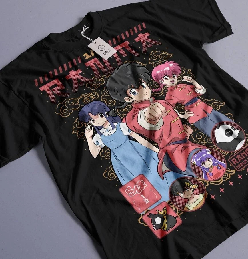 Ranma 1/2 Shampoo Rumiko Takahashi Girl Kawaii Funny - Adult & Kids T-Shirts, Sweatshirts & Hoodies apparel design preview 1