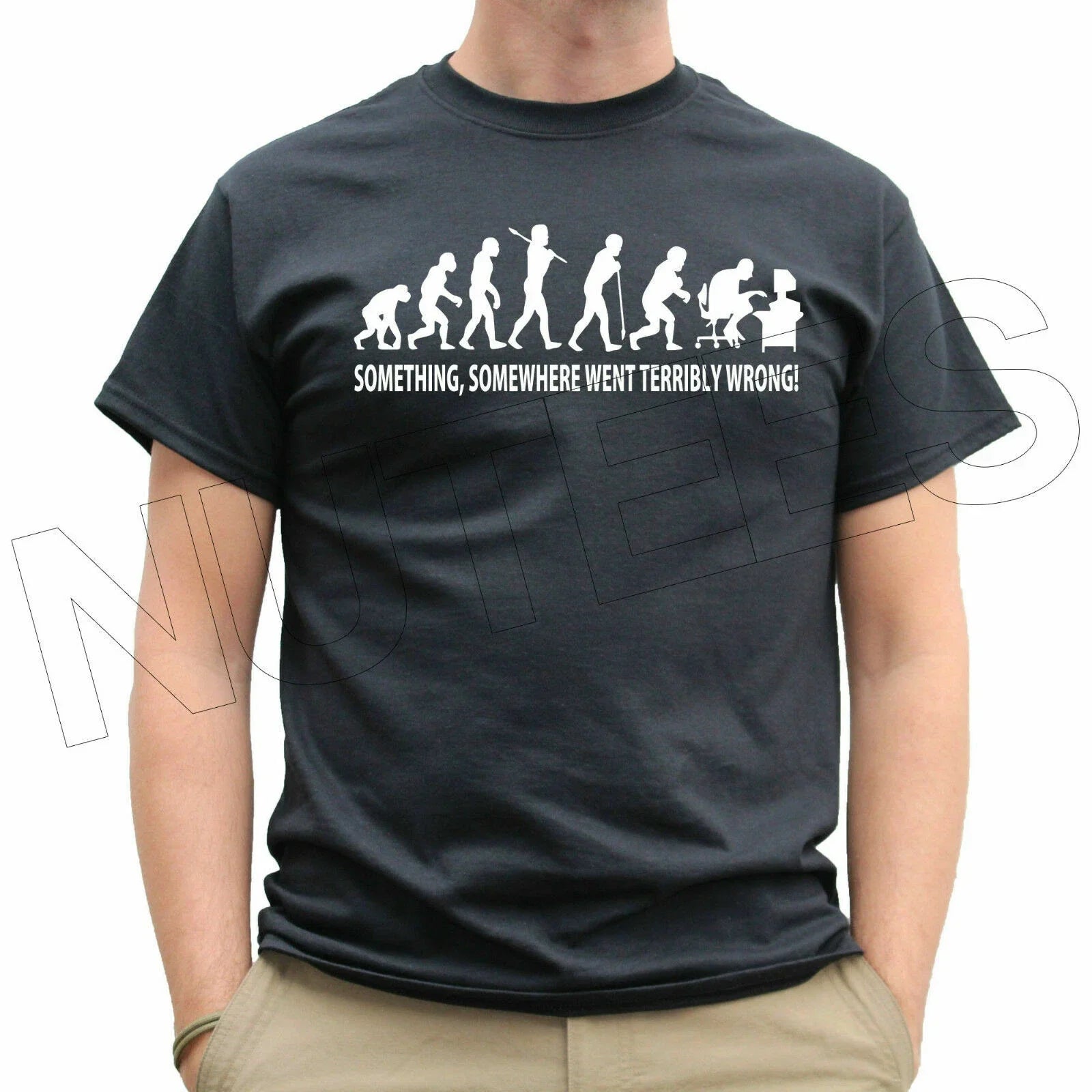 What Went Wrong?Something Wrong Funny Men's Ladies - Adult & Kids T-Shirts, Sweatshirts & Hoodies apparel design preview 1