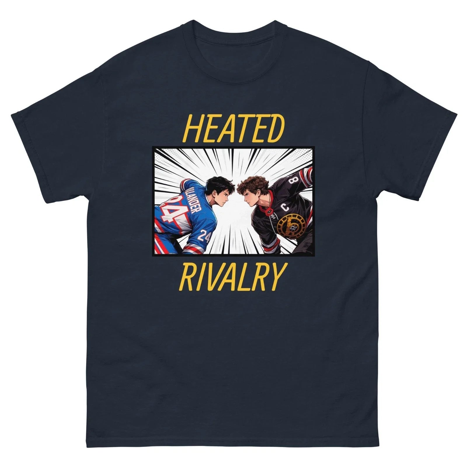 Heated Rivalry Hockey Ilya Shane Anime Style, - Adult & Kids T-Shirts, Sweatshirts & Hoodies apparel design preview 1