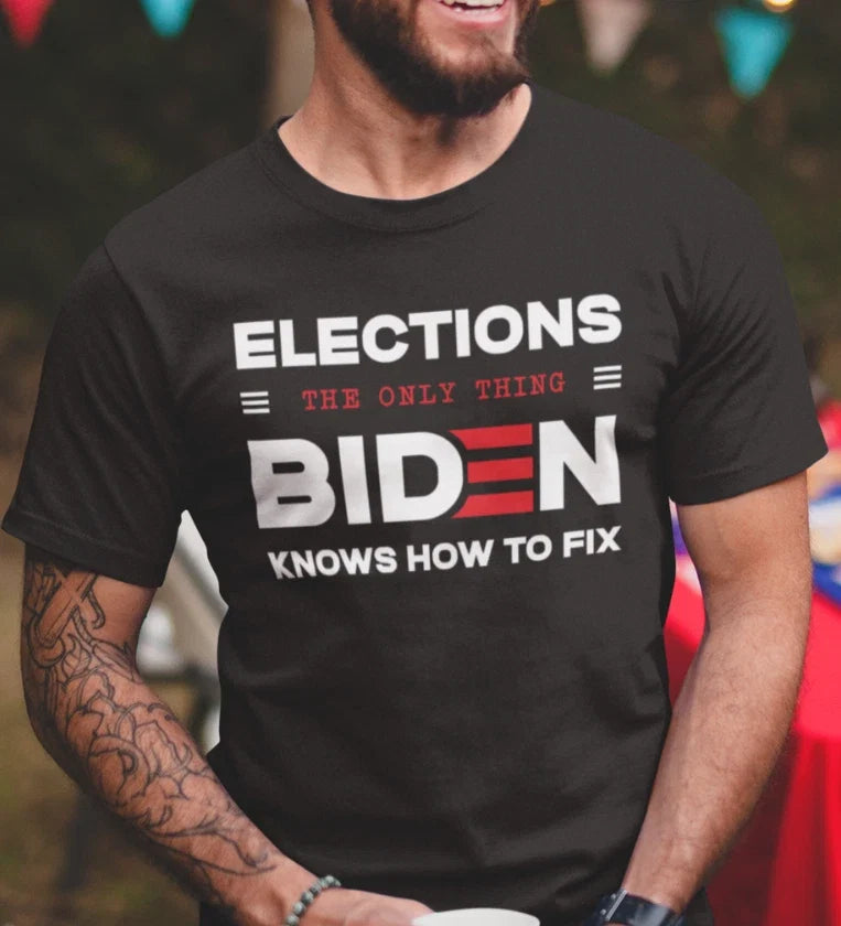 Joe Biden Funny FJB Humor Trump 2024 Political - Adult & Kids T-Shirts, Sweatshirts & Hoodies apparel design preview 1