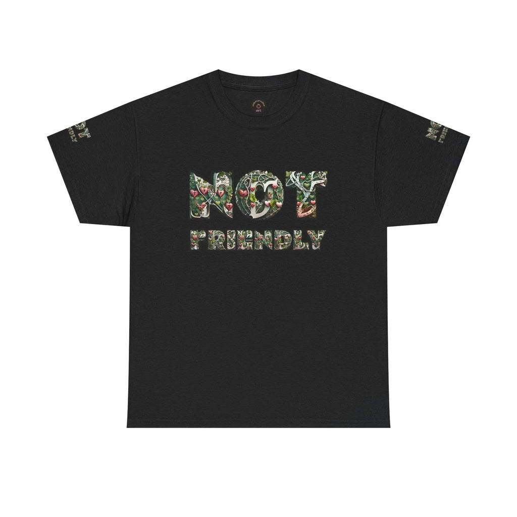 Not Friendly Funny Graphic Sarcastic Top, Humorous - Adult & Kids T-Shirts, Sweatshirts & Hoodies apparel design preview 1