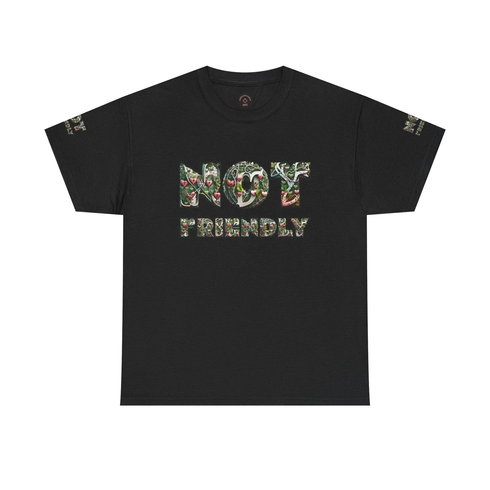Not Friendly Funny Graphic Sarcastic Top, Humorous - Adult & Kids T-Shirts, Sweatshirts & Hoodies apparel design preview 1