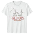 She Is Far More Precious Womens Biblical Faith - Adult & Kids T-Shirts, Sweatshirts & Hoodies apparel design preview 1