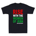 Rise With The Women Of Iran Life Freedom Funny Saying - Adult & Kids T-Shirts, Sweatshirts & Hoodies apparel design preview 1