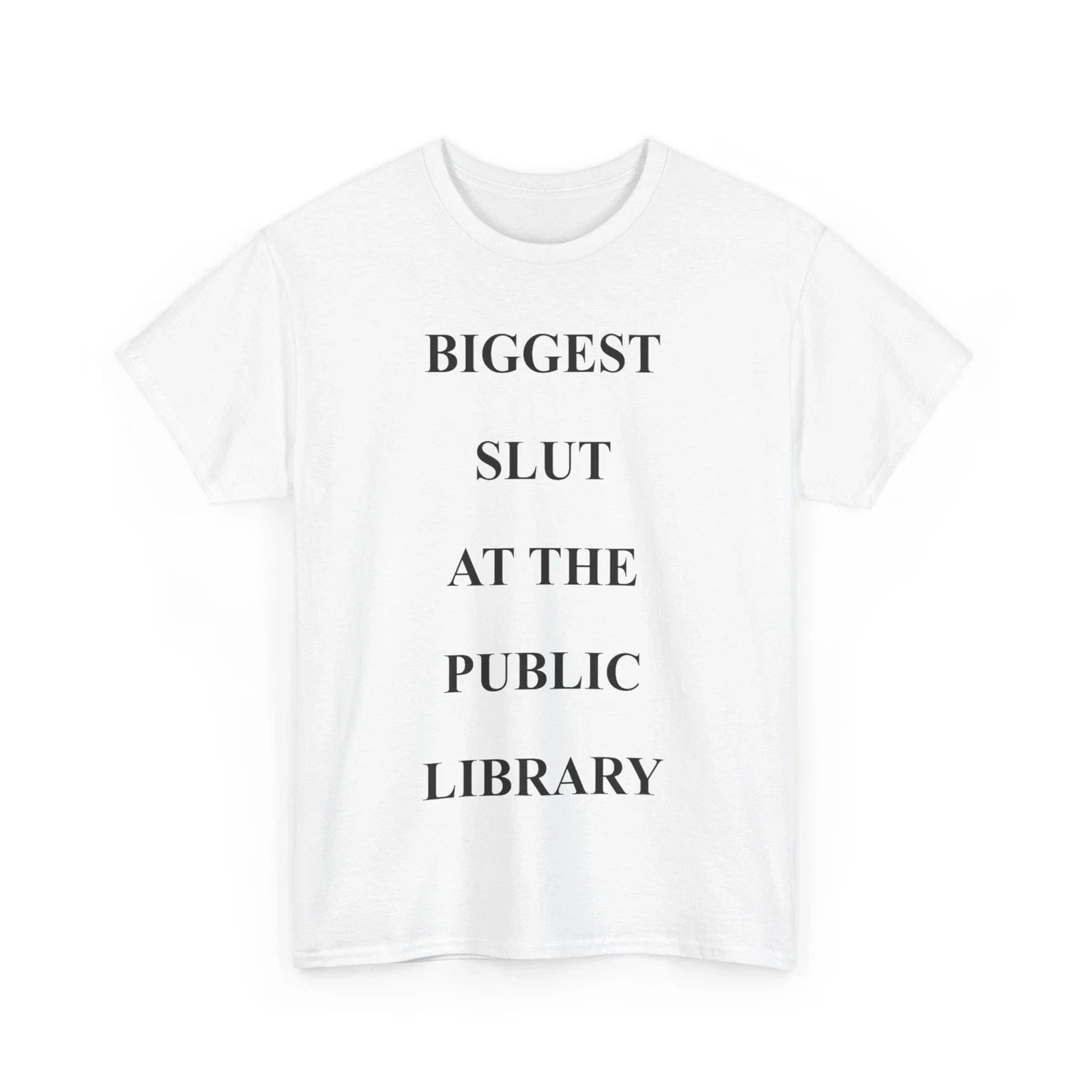 Biggest Slut's At The Public Library Funny Quote - Adult & Kids T-Shirts, Sweatshirts & Hoodies apparel design preview 1