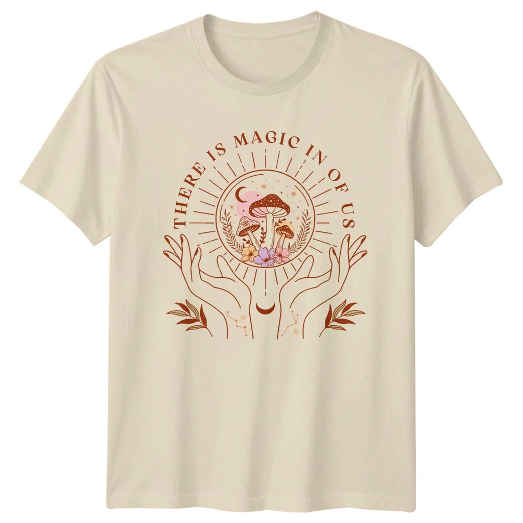 Magic In Us Mushroom Celestial Boho - Adult & Kids T-Shirts, Sweatshirts & Hoodies apparel design preview 1