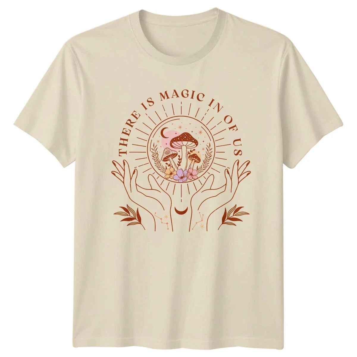 Magic In Us Mushroom Celestial Boho - Adult & Kids T-Shirts, Sweatshirts & Hoodies apparel design preview 1