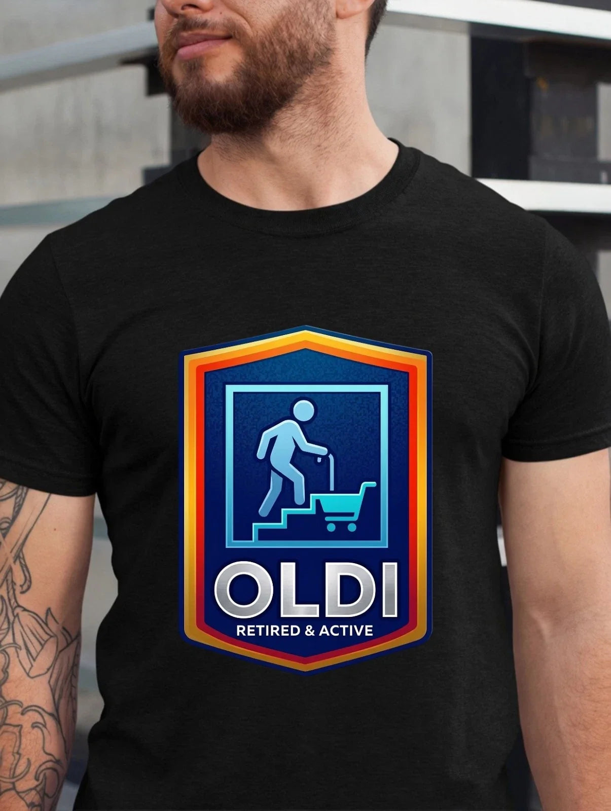 OLDI Father Funny Dad Joke Father's Day Birthday Gift - Adult & Kids T-Shirts, Sweatshirts & Hoodies apparel design preview 1