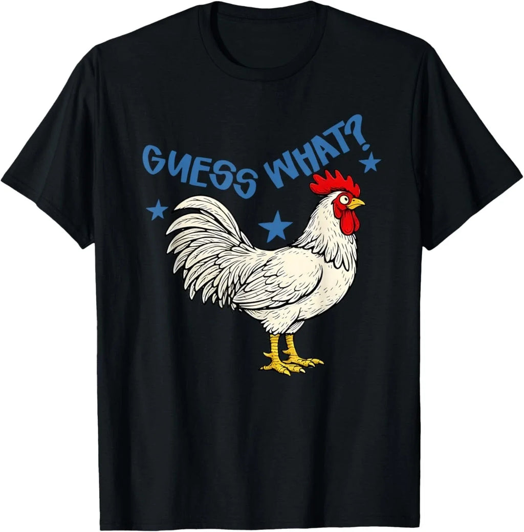 Guess What Chicken Butt Funny Meme 2 Side - Adult & Kids T-Shirts, Sweatshirts & Hoodies apparel design preview 1