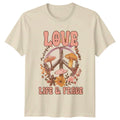 Love Life Peace Boho Retro Mushroom Sign Vintage - Adult & Kids T-Shirts, Sweatshirts & Hoodies apparel design preview 1