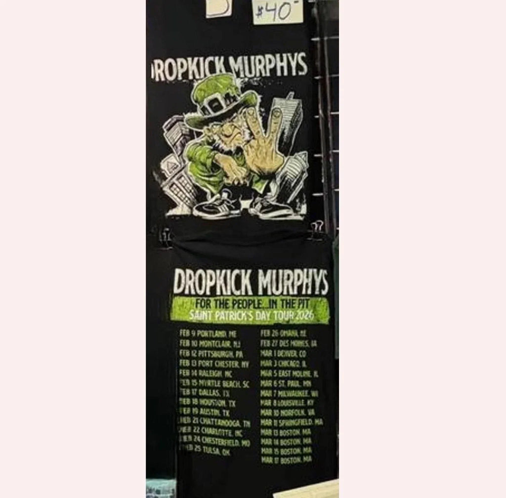 The Dropkick Murphys St Patrick s Day 2026 Tour - Adult & Kids T-Shirts, Sweatshirts & Hoodies apparel design preview 1