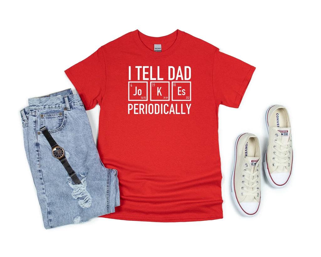 I Tell Dad Jokes Periodically Science Nerdy Funny - Adult & Kids T-Shirts, Sweatshirts & Hoodies apparel design preview 1