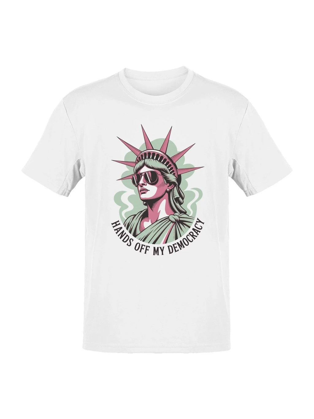 Statue of Liberty Pop Art Message Men's - Adult & Kids T-Shirts, Sweatshirts & Hoodies apparel design preview 1