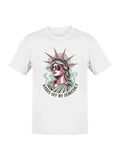 Statue of Liberty Pop Art Message Men's - Adult & Kids T-Shirts, Sweatshirts & Hoodies apparel design preview 1