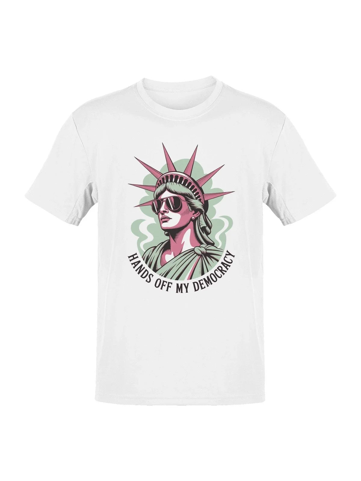 Statue of Liberty Pop Art Message Men's - Adult & Kids T-Shirts, Sweatshirts & Hoodies apparel design preview 1