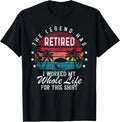 Funny Retirement Retired I Worked My Whole Life for - Adult & Kids T-Shirts, Sweatshirts & Hoodies apparel design preview 1