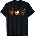 Funny Pixel Chicken Game Meme Farmer Gamer - Adult & Kids T-Shirts, Sweatshirts & Hoodies apparel design preview 1