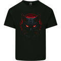 Satanic Cat Evil Halloween Mens Cotton Top - Adult & Kids T-Shirts, Sweatshirts & Hoodies apparel design preview 1
