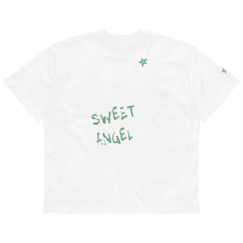 Unisex organic sweet angel stars kawaii oversized - Adult & Kids T-Shirts, Sweatshirts & Hoodies apparel design preview 1