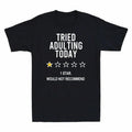Star 1 Men's Would Rating Recommend Funny Not Tried - Adult & Kids T-Shirts, Sweatshirts & Hoodies apparel design preview 1