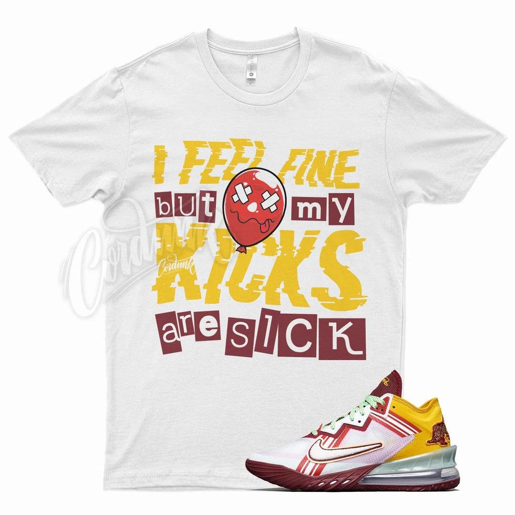 White SICK V2 for Lebron 18 Mimi Higher Learning - Adult & Kids T-Shirts, Sweatshirts & Hoodies apparel design preview 1