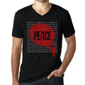 Men's Graphic V Neck Thoughts Peace Eco-Friendly - Adult & Kids T-Shirts, Sweatshirts & Hoodies apparel design preview 1