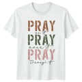 Pray On It Over Faith Prayer Gift For Him And Her - Adult & Kids T-Shirts, Sweatshirts & Hoodies apparel design preview 1
