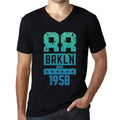 Men's Graphic V Neck Brkln Since 1958 66th Birthday - Adult & Kids T-Shirts, Sweatshirts & Hoodies apparel design preview 1