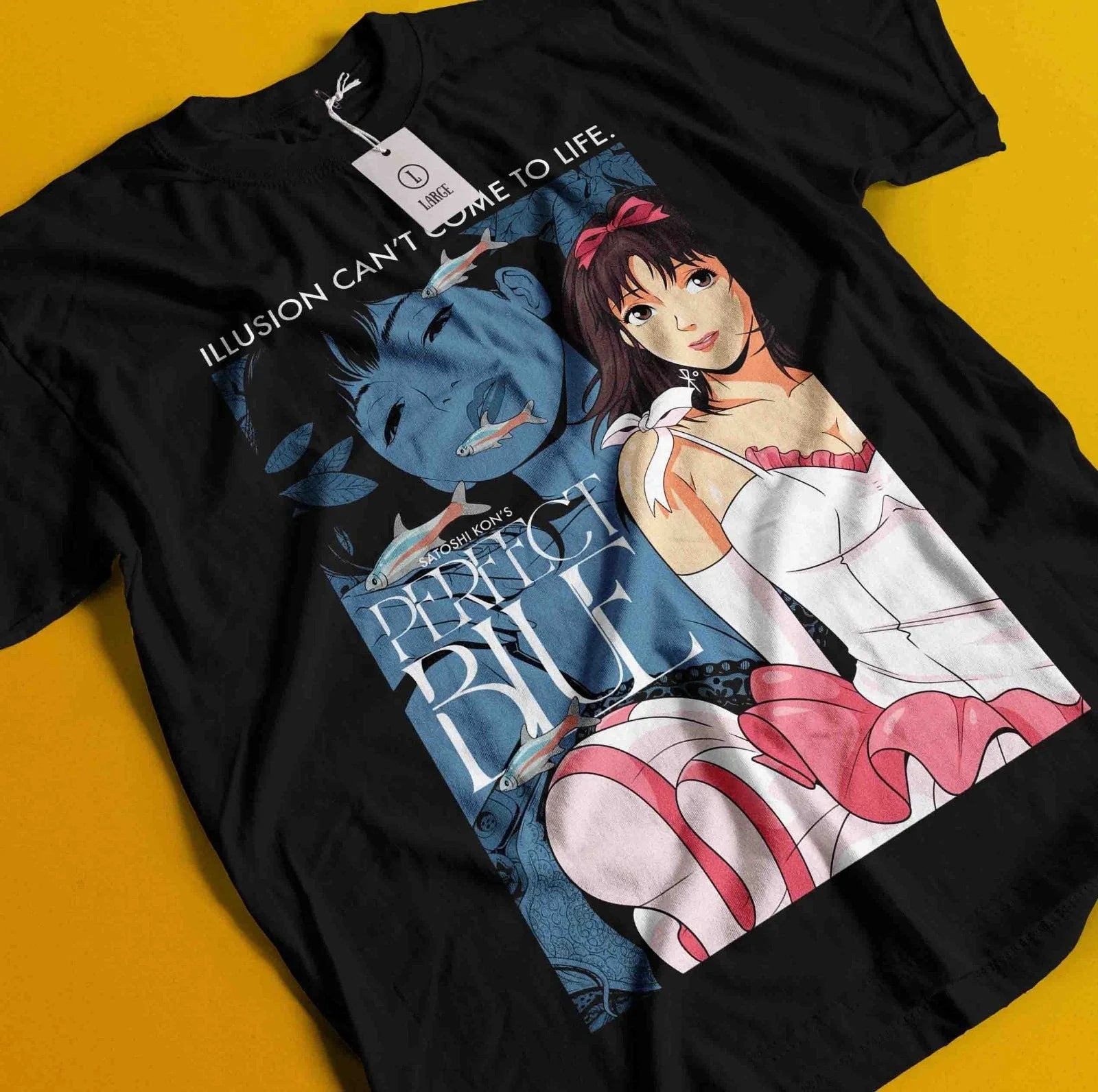 Perfect Blue Mima Kirigoe Girl Anime Manga Japanese - Adult & Kids T-Shirts, Sweatshirts & Hoodies apparel design preview 1