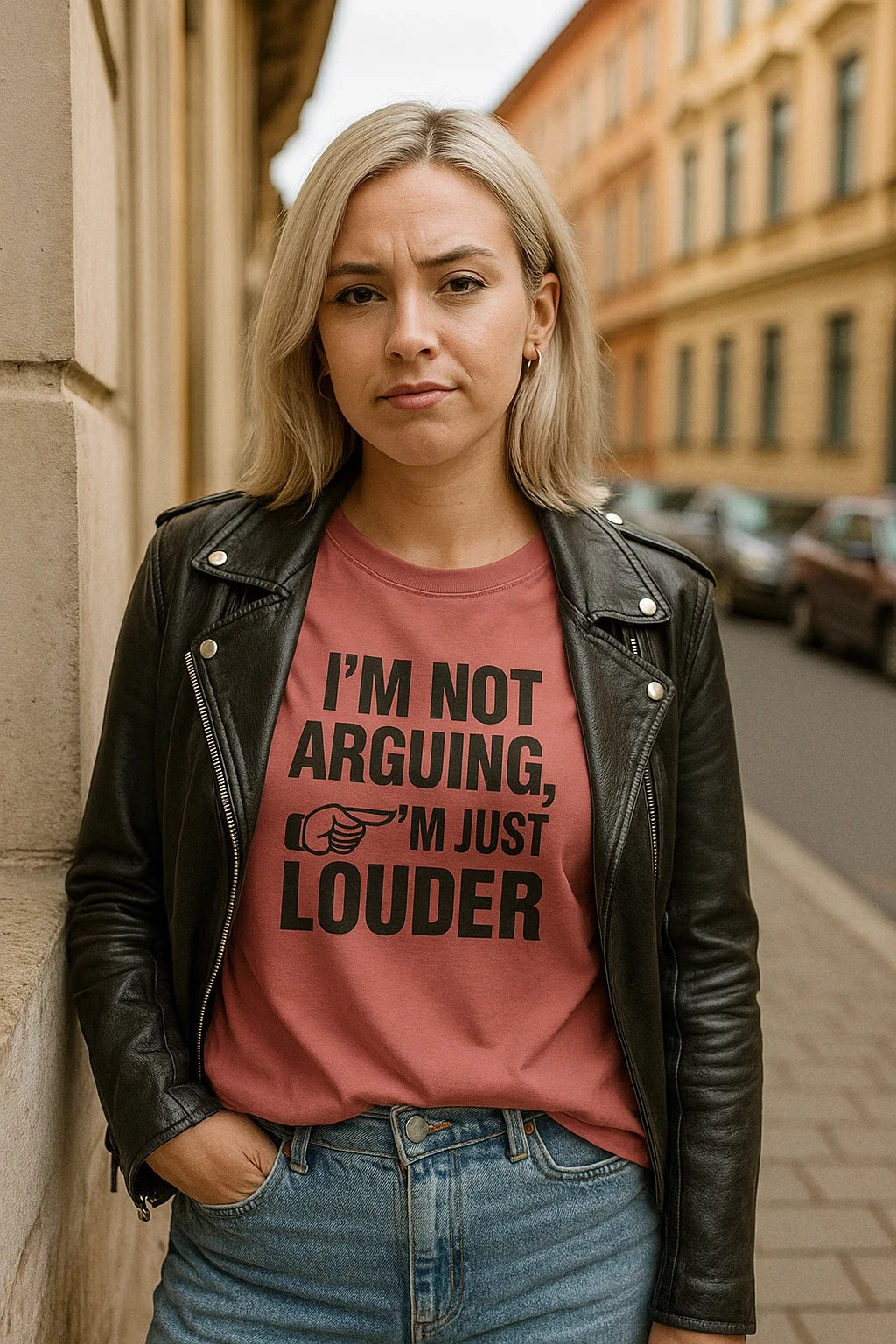 Sarcastic Loud 'I'm Not Arguing, Just Louder' Funny - Adult & Kids T-Shirts, Sweatshirts & Hoodies apparel design preview 1