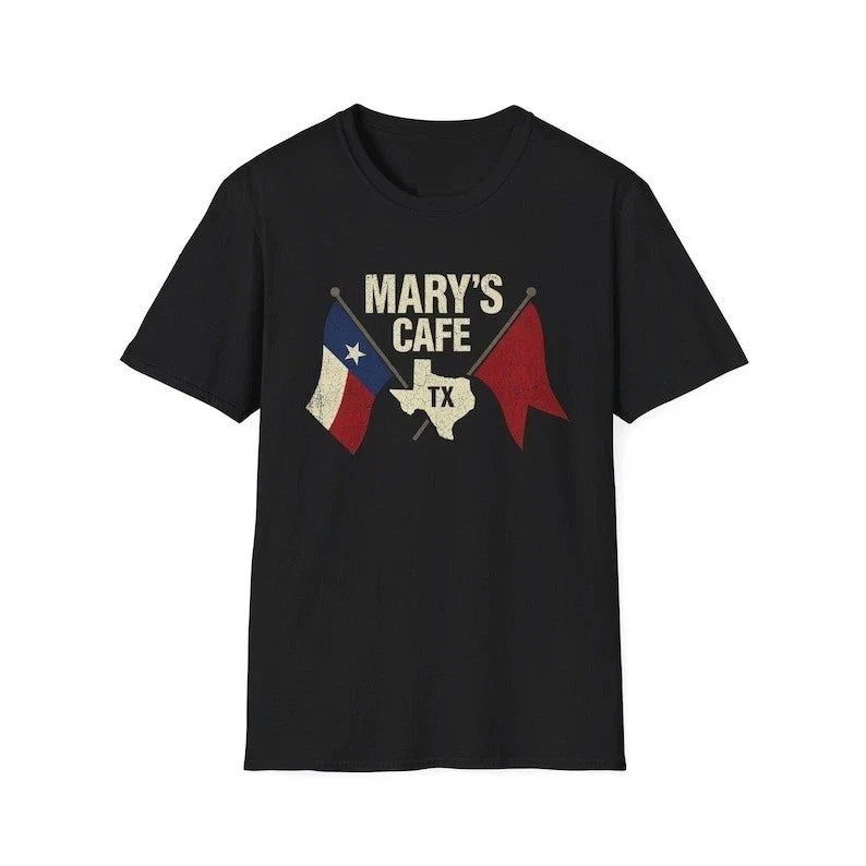 Mary's Cafe Logo TV Show Landman Inspired, As worn by - Adult & Kids T-Shirts, Sweatshirts & Hoodies apparel design preview 1