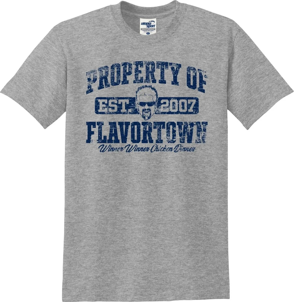 Property of Flavortown Winner Chicken Dinner Funny - Adult & Kids T-Shirts, Sweatshirts & Hoodies apparel design preview 1