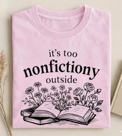 Book Lover Introvert Reading Floral Design - Adult & Kids T-Shirts, Sweatshirts & Hoodies apparel design preview 1