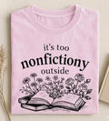 Book Lover Introvert Reading Floral Design - Adult & Kids T-Shirts, Sweatshirts & Hoodies apparel design preview 1