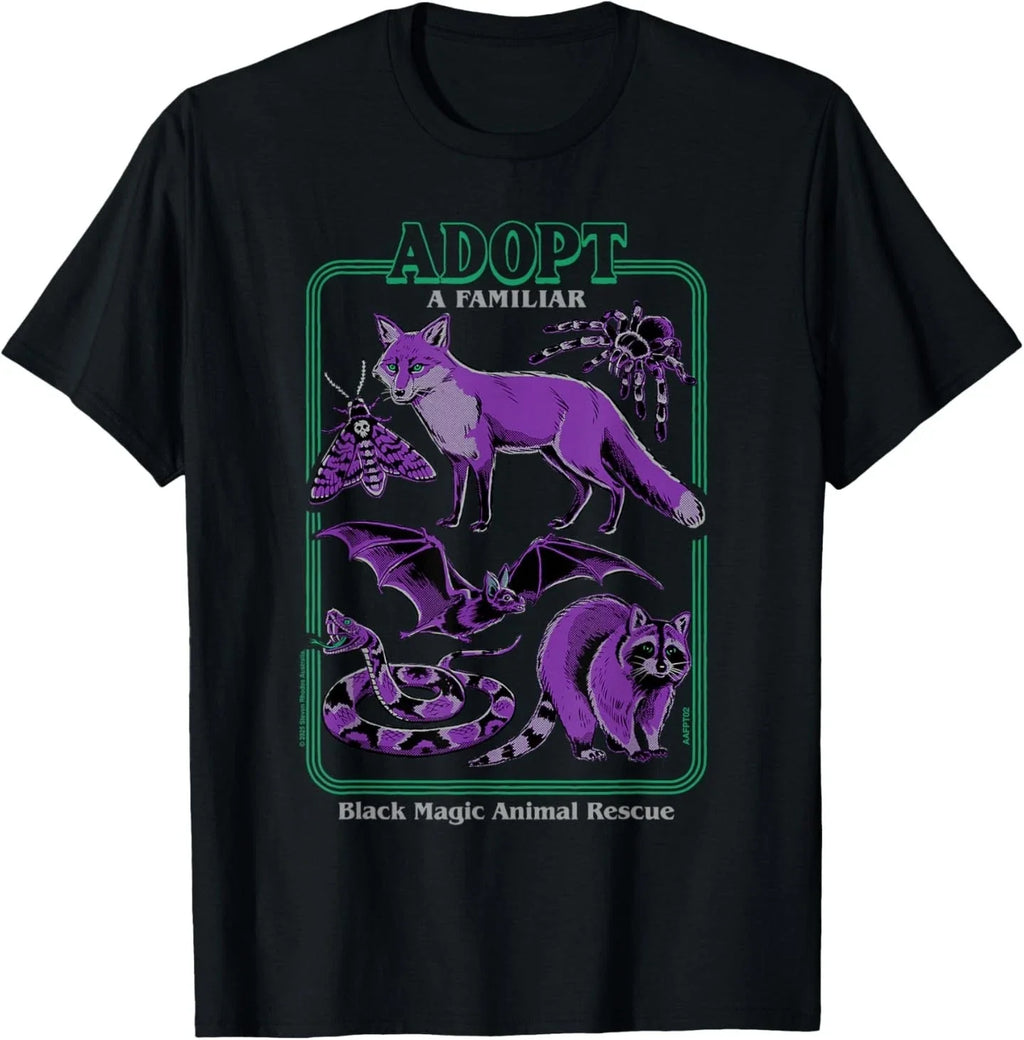Black Magic Animal Rescue Purple Retro Funny Adult - Adult & Kids T-Shirts, Sweatshirts & Hoodies apparel design preview 1