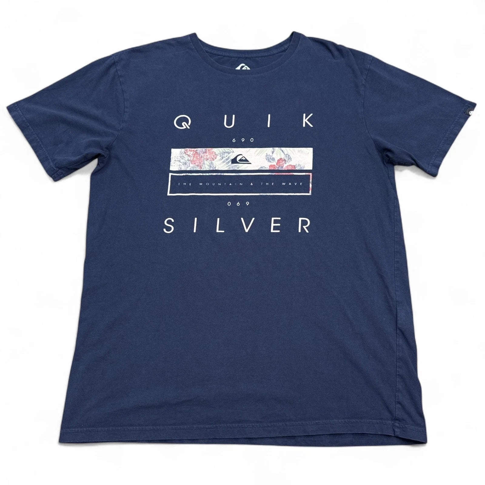 Quiksilver Mens Size Large Blue Regular Fit Y2K Surf - Adult & Kids T-Shirts, Sweatshirts & Hoodies apparel design preview 1