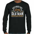 Never Underestimate An Old Man With A Motorbike Mens - Adult & Kids T-Shirts, Sweatshirts & Hoodies apparel design preview 1