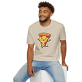 Happy Pizza Slice Kawaii Pepperoni - Adult & Kids T-Shirts, Sweatshirts & Hoodies apparel design preview 1